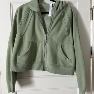 lululemon Sage Green Zip-Up Jacket